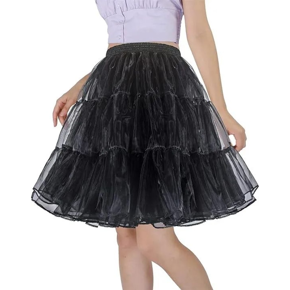 BABYONLINE Short Tulle Petticoat Crinoline Rockabilly Underskirt 1