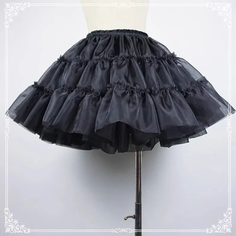 BABYONLINE Short Tulle Petticoat Crinoline Rockabilly Underskirt 2