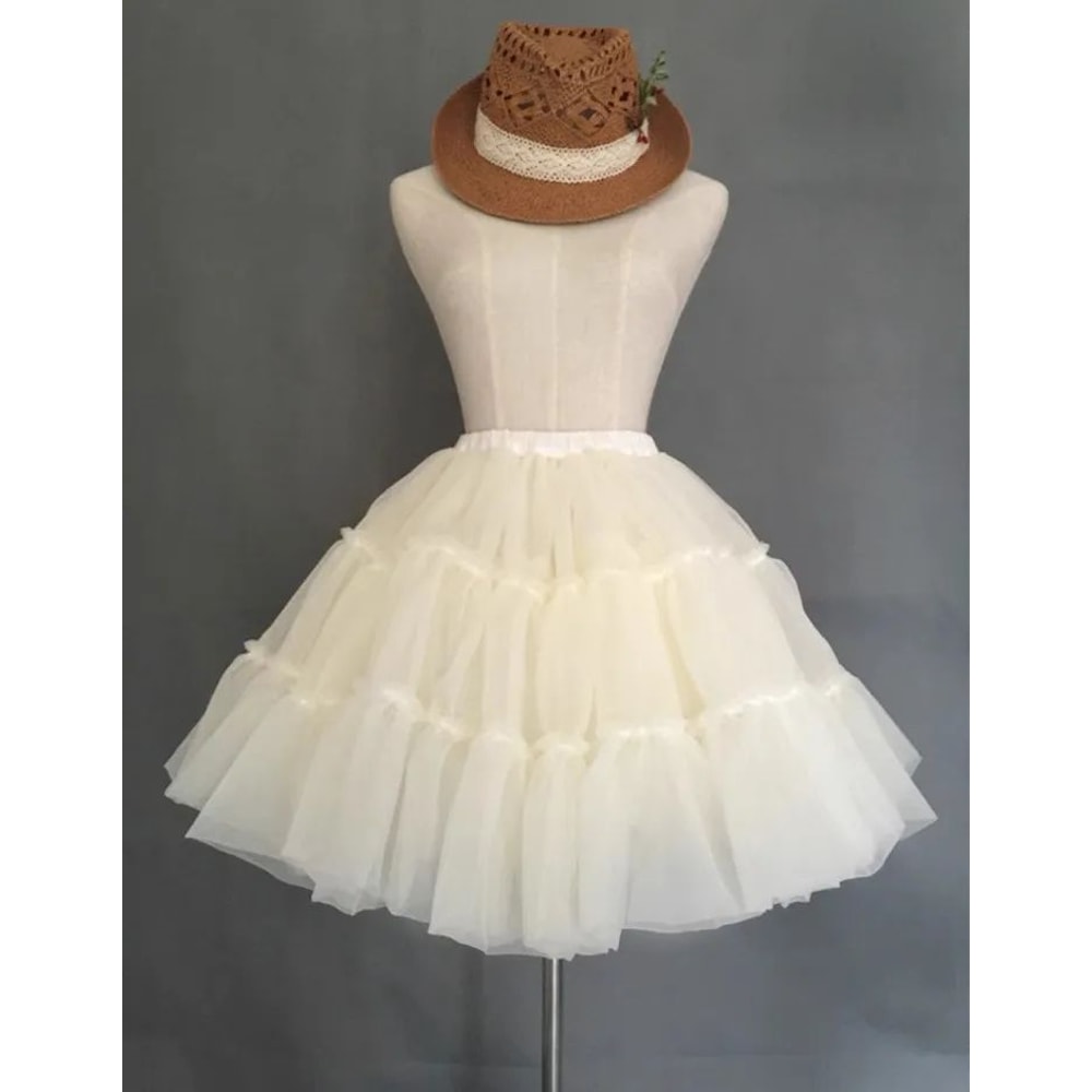 BABYONLINE Short Tulle Petticoat Crinoline Rockabilly Underskirt 6
