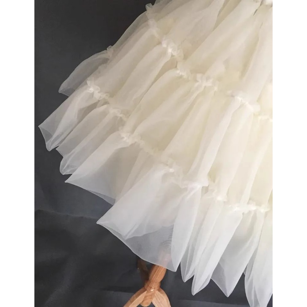 BABYONLINE Short Tulle Petticoat Crinoline Rockabilly Underskirt 9