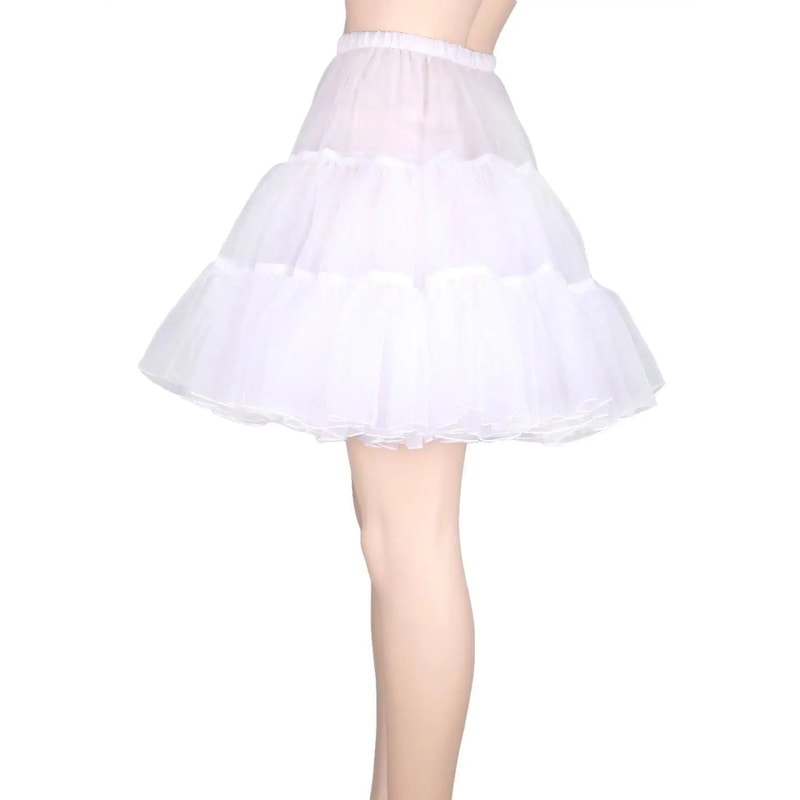 BABYONLINE Short Tulle Petticoat Crinoline Rockabilly Underskirt 11