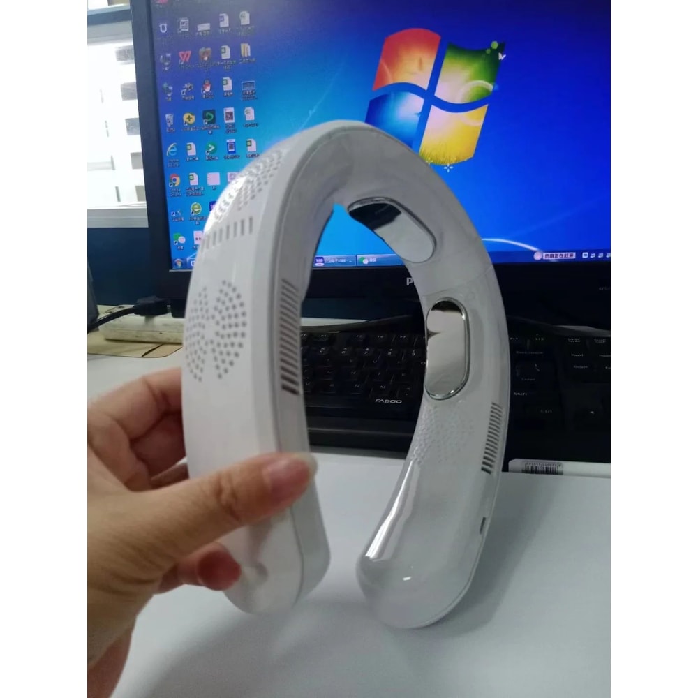 Wearable Neck Air Conditioner Portable USB Cooling Fan 6000mAh 19