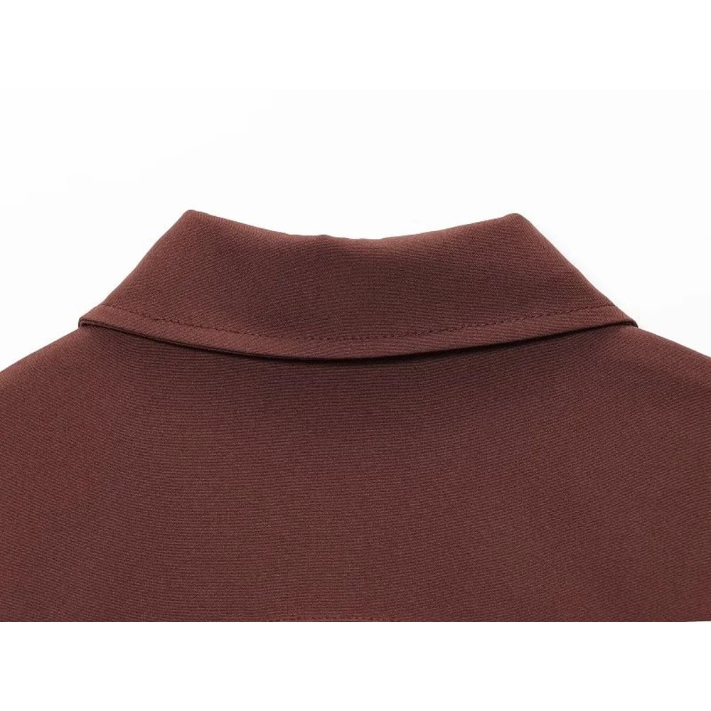 MUJER Cropped Varsity Jacket Women Zipper Casual Short Coat 11