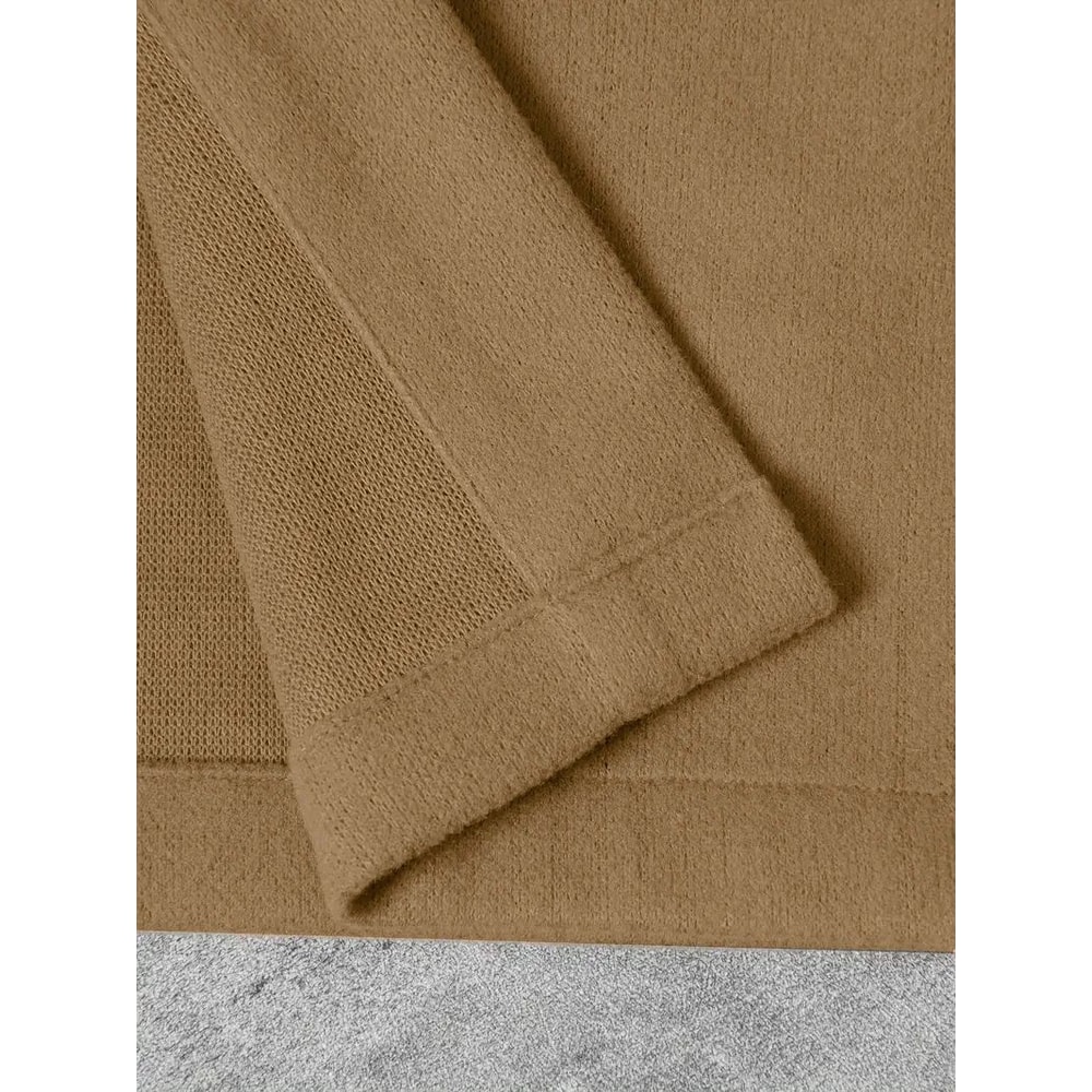 Mens Turtleneck Wool Jacket Casual Business Winter Coat 5