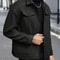 Mens Turtleneck Wool Jacket Casual Business Winter Coat 6