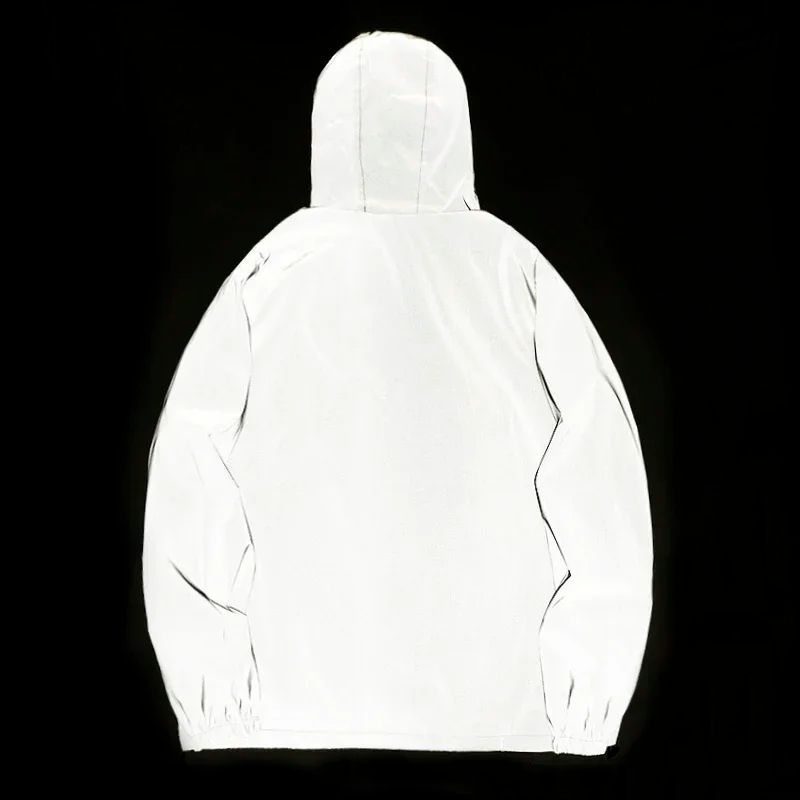 Unisex Reflective Luminous Jacket Night Glow Streetwear Coat 1