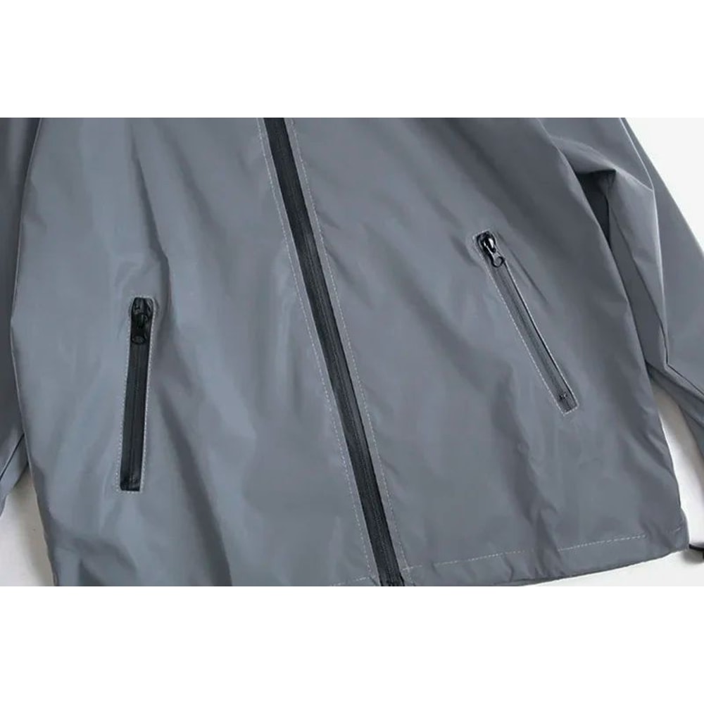 Unisex Reflective Luminous Jacket Night Glow Streetwear Coat 7