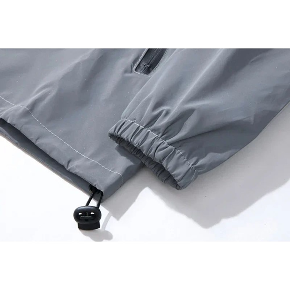 Unisex Reflective Luminous Jacket Night Glow Streetwear Coat 8