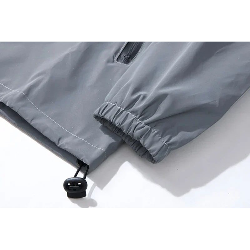 Unisex Reflective Luminous Jacket Night Glow Streetwear Coat 8