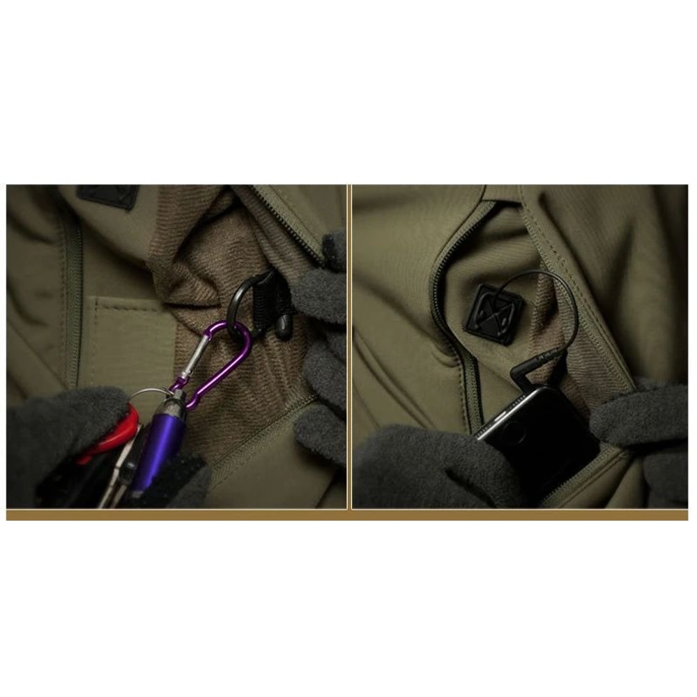 TRAF Shark Skin Tactical Jacket Windproof Waterproof Hooded Coat 7