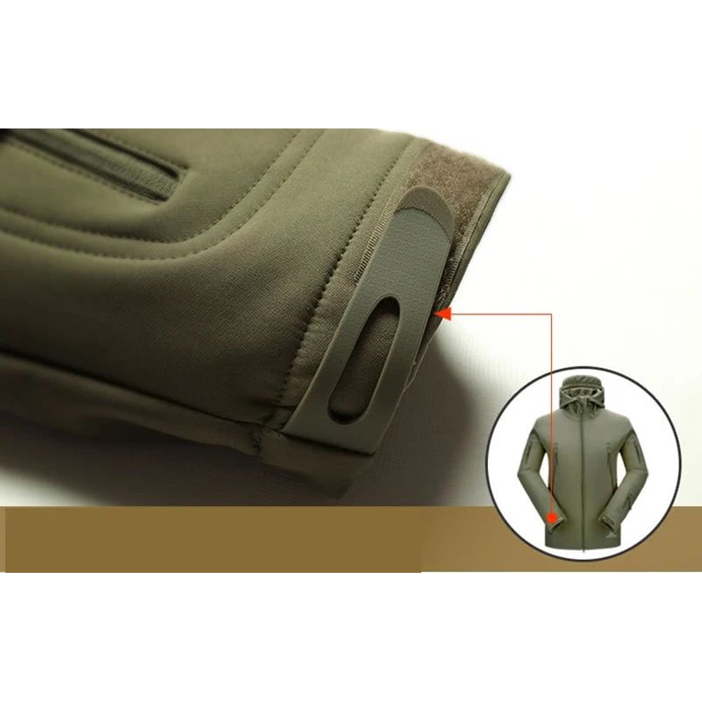 TRAF Shark Skin Tactical Jacket Windproof Waterproof Hooded Coat 8