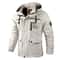 Mens Casual Waterproof Windbreaker Hooded Soft Shell Winter Jacket 1