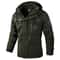 Mens Casual Waterproof Windbreaker Hooded Soft Shell Winter Jacket 2