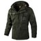Mens Casual Waterproof Windbreaker Hooded Soft Shell Winter Jacket 2