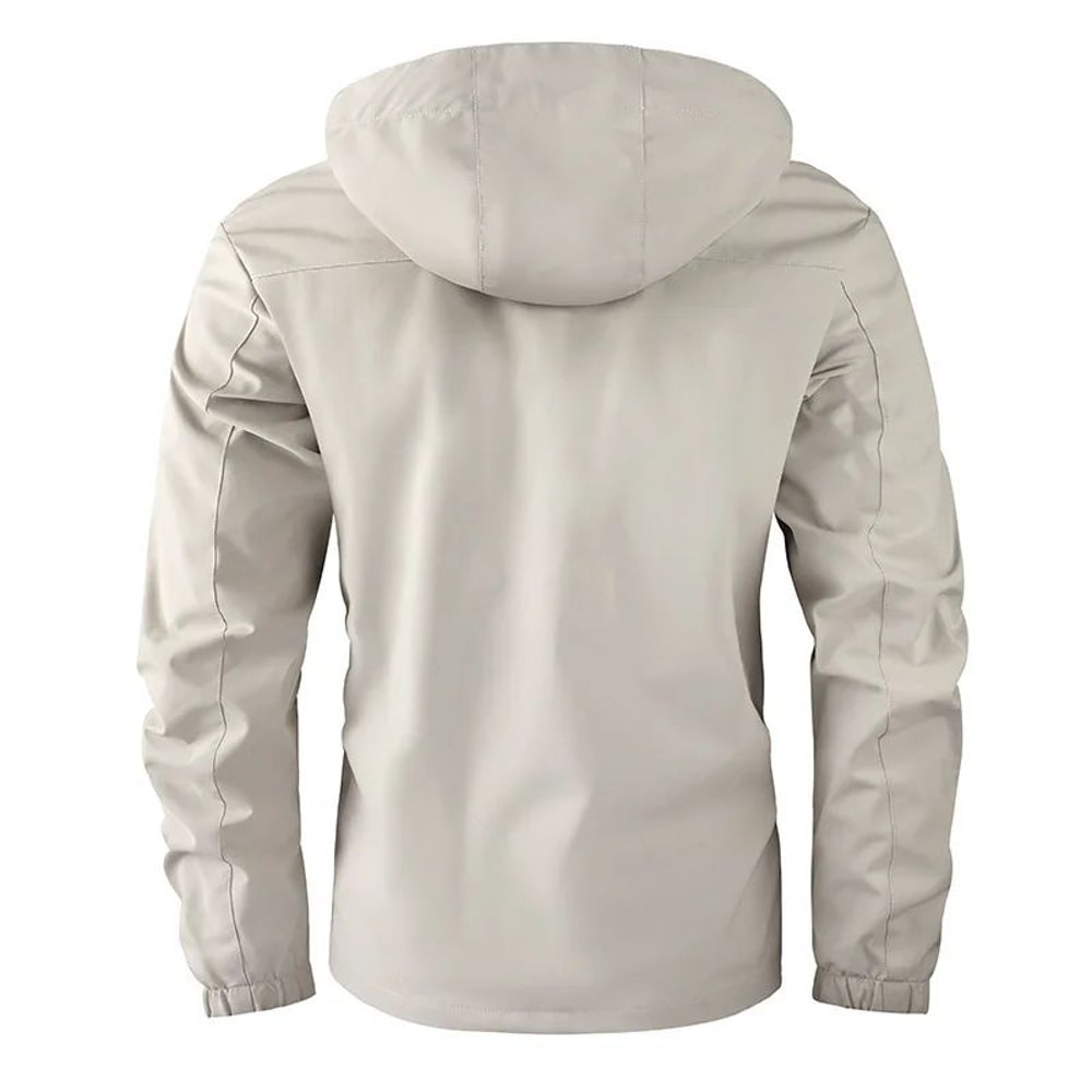 Mens Casual Waterproof Windbreaker Hooded Soft Shell Winter Jacket 5
