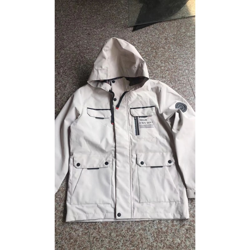 Mens Casual Waterproof Windbreaker Hooded Soft Shell Winter Jacket 8