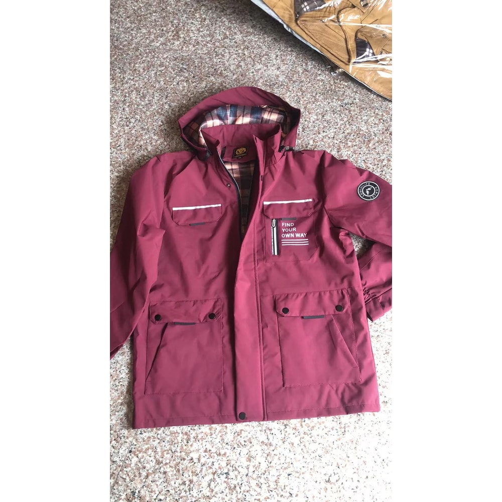 Mens Casual Waterproof Windbreaker Hooded Soft Shell Winter Jacket 9