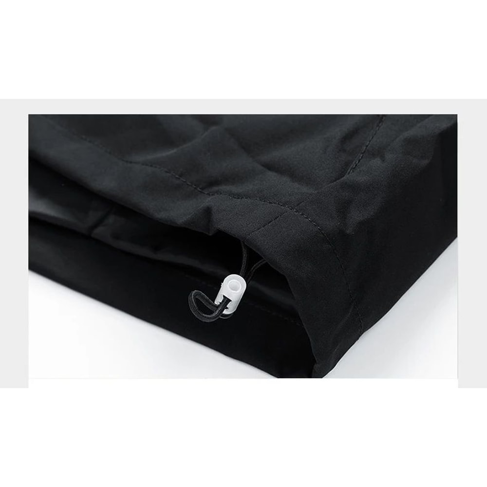 Mens Hooded Cargo Windbreaker Waterproof Softshell Hiking Jacket 10