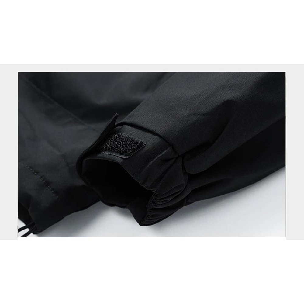 Mens Hooded Cargo Windbreaker Waterproof Softshell Hiking Jacket 11