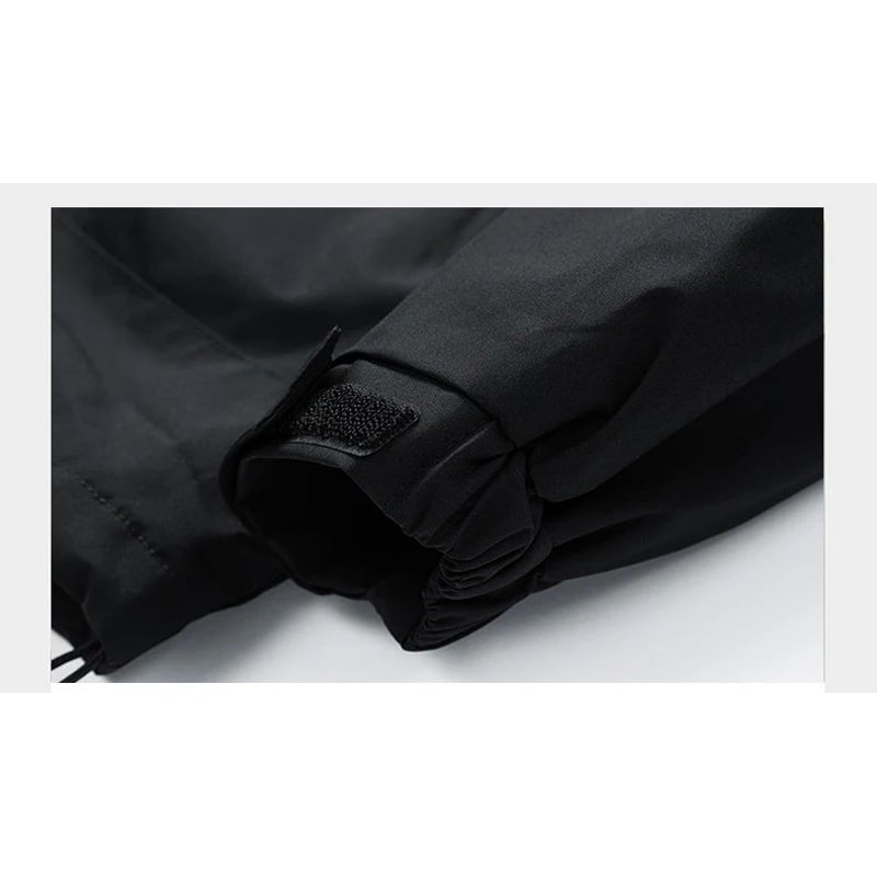 Mens Hooded Cargo Windbreaker Waterproof Softshell Hiking Jacket 11