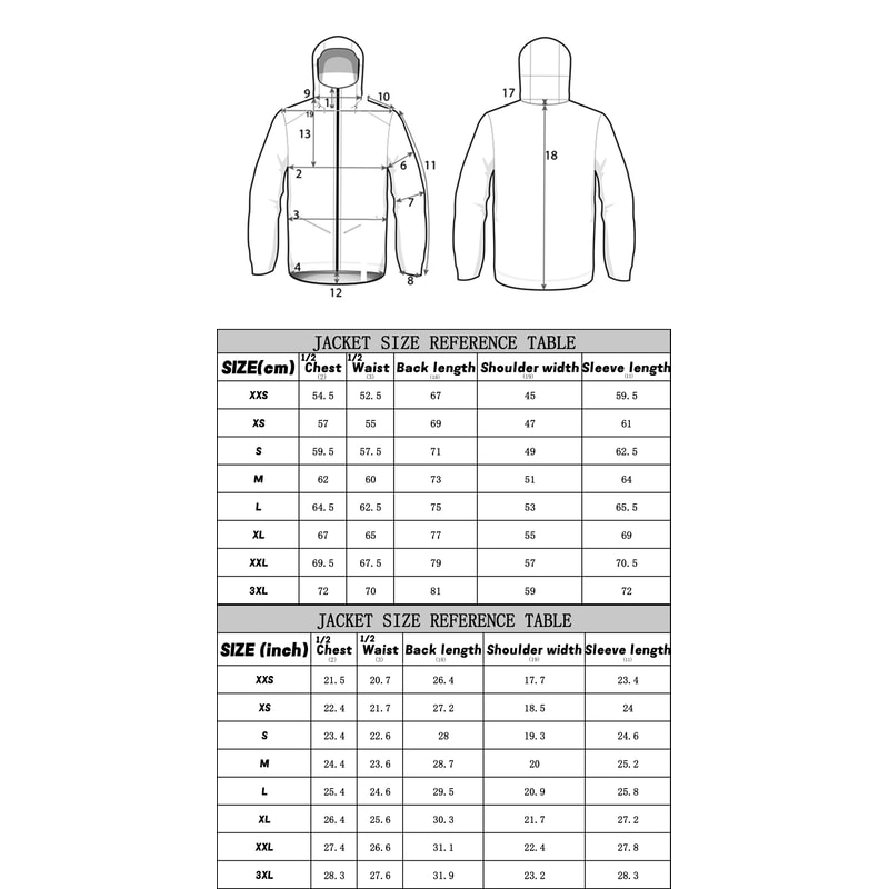 Mens Ultralight 3L Waterproof Wading Jacket Breathable Outdoor Rain Coat 8