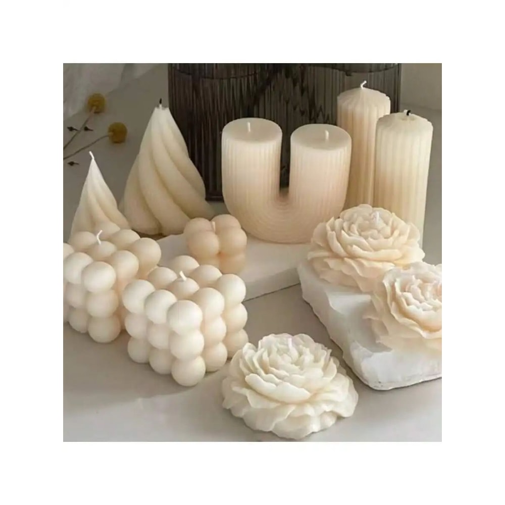 Natural Soy Wax For Candle Making 50g1000g DIY Candle Material 6