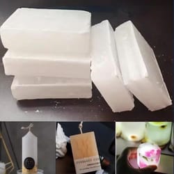 fully refined paraffin wax block 1kg diy candle making material
