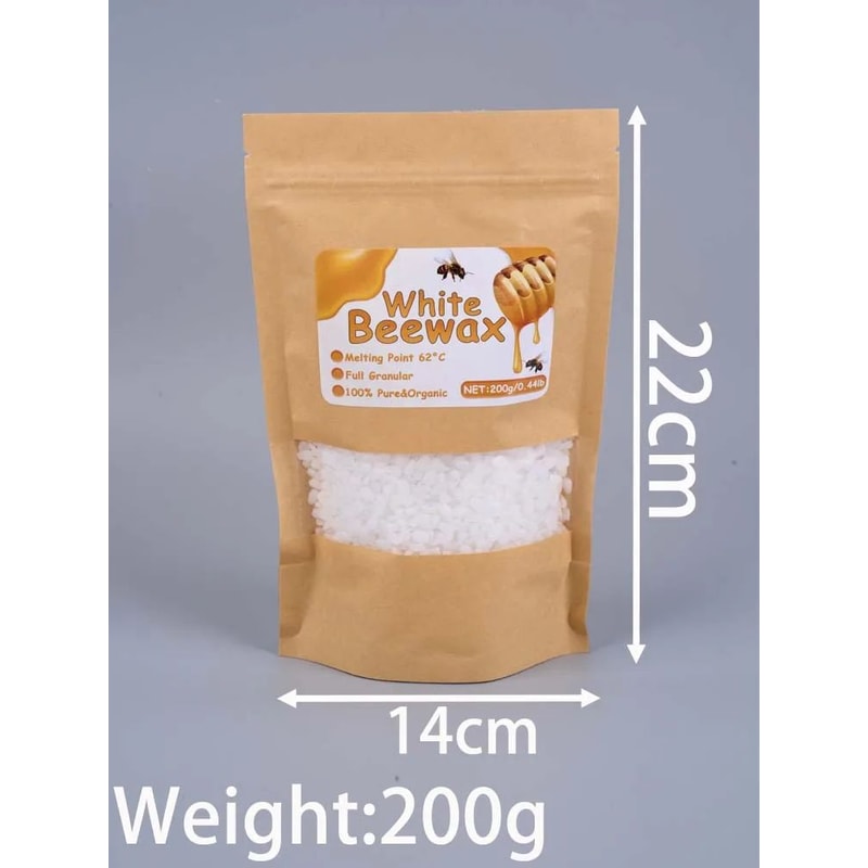 Pure Natural Beeswax Granules For DIY Candle Making With Wicks 7