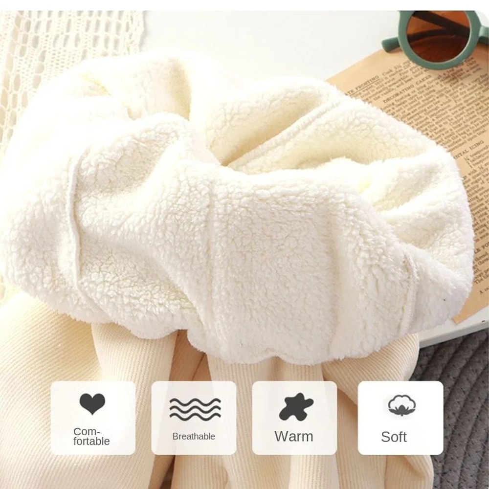 Kids Winter Sweatpants Thick Casual Sport Pants With Pockets 5