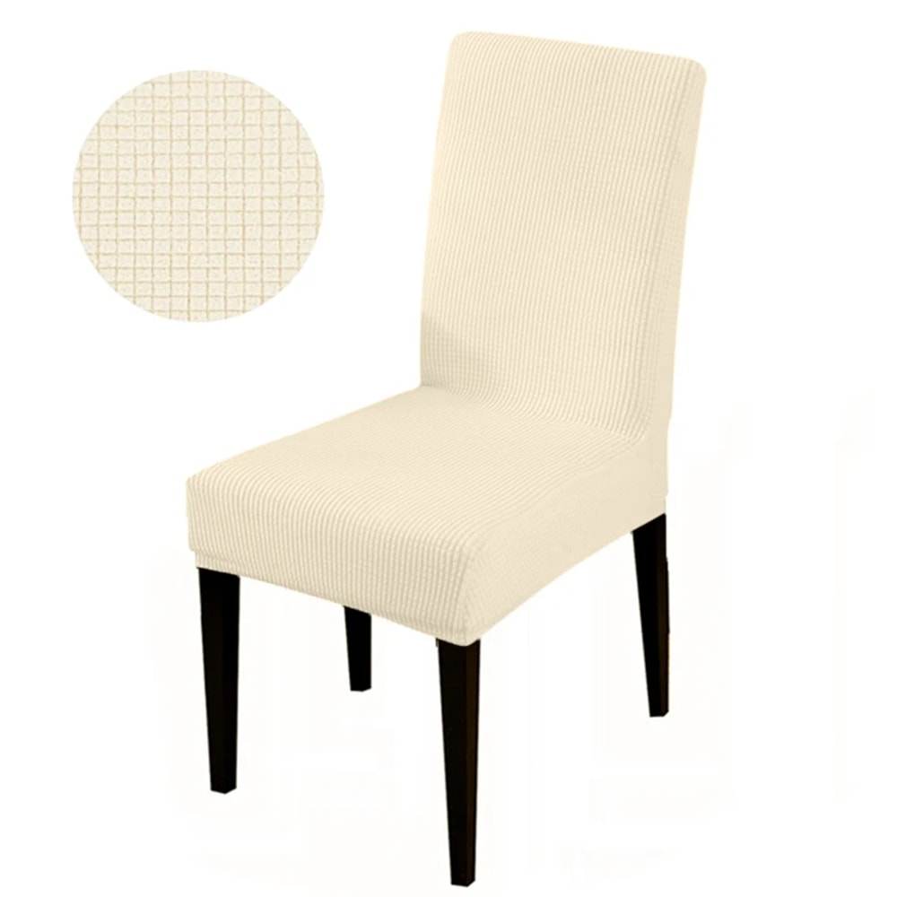 Elastic Chair Cover For Dining Room Living Room Universal Fit Stretchable Seat Cover 26
