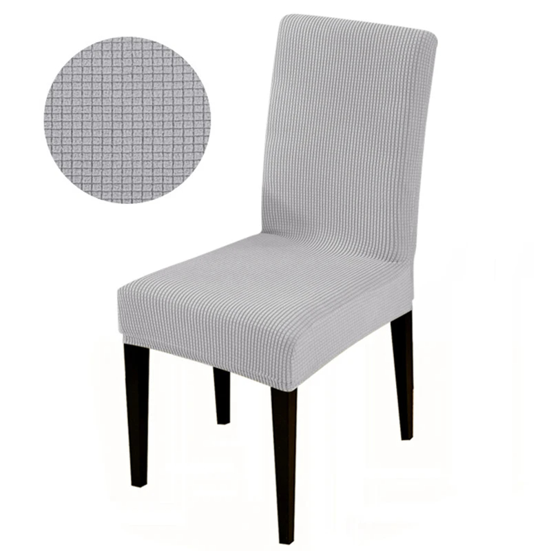 Elastic Chair Cover For Dining Room Living Room Universal Fit Stretchable Seat Cover 28