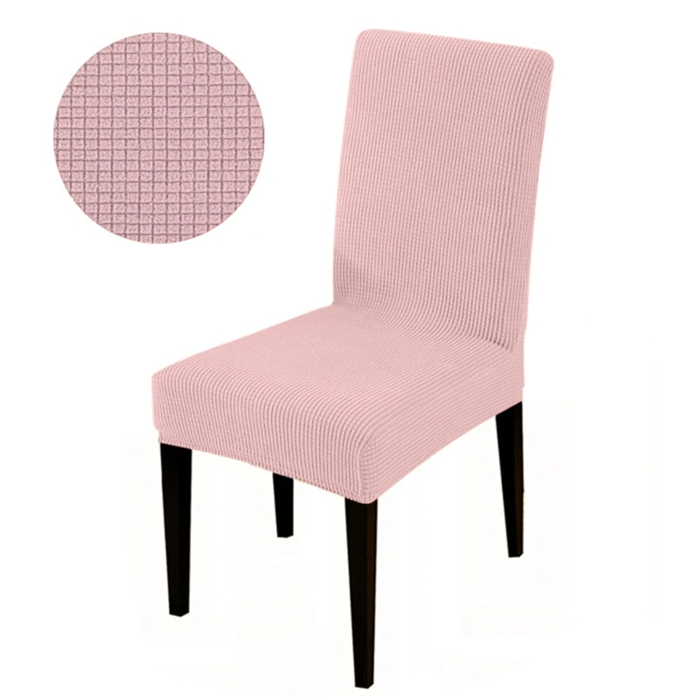 Elastic Chair Cover For Dining Room Living Room Universal Fit Stretchable Seat Cover 33