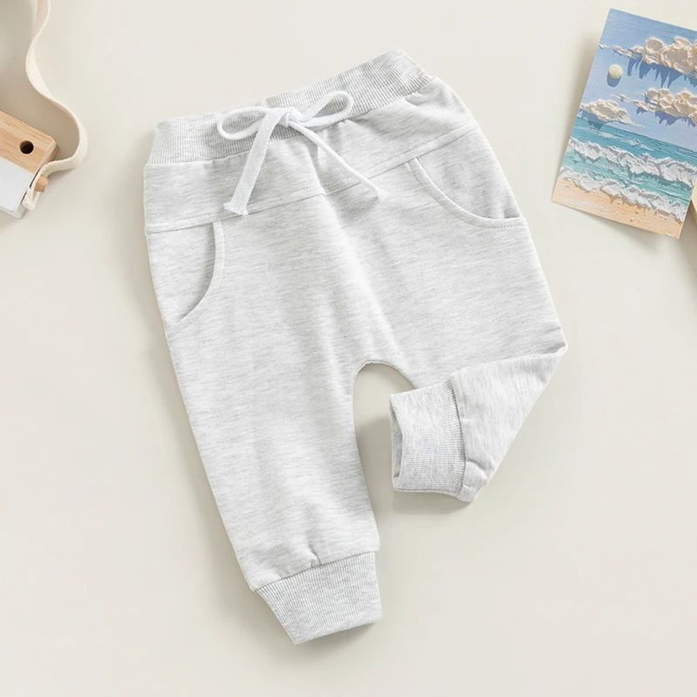 Baby Boys Elastic Waist Jogger Sweatpants 3