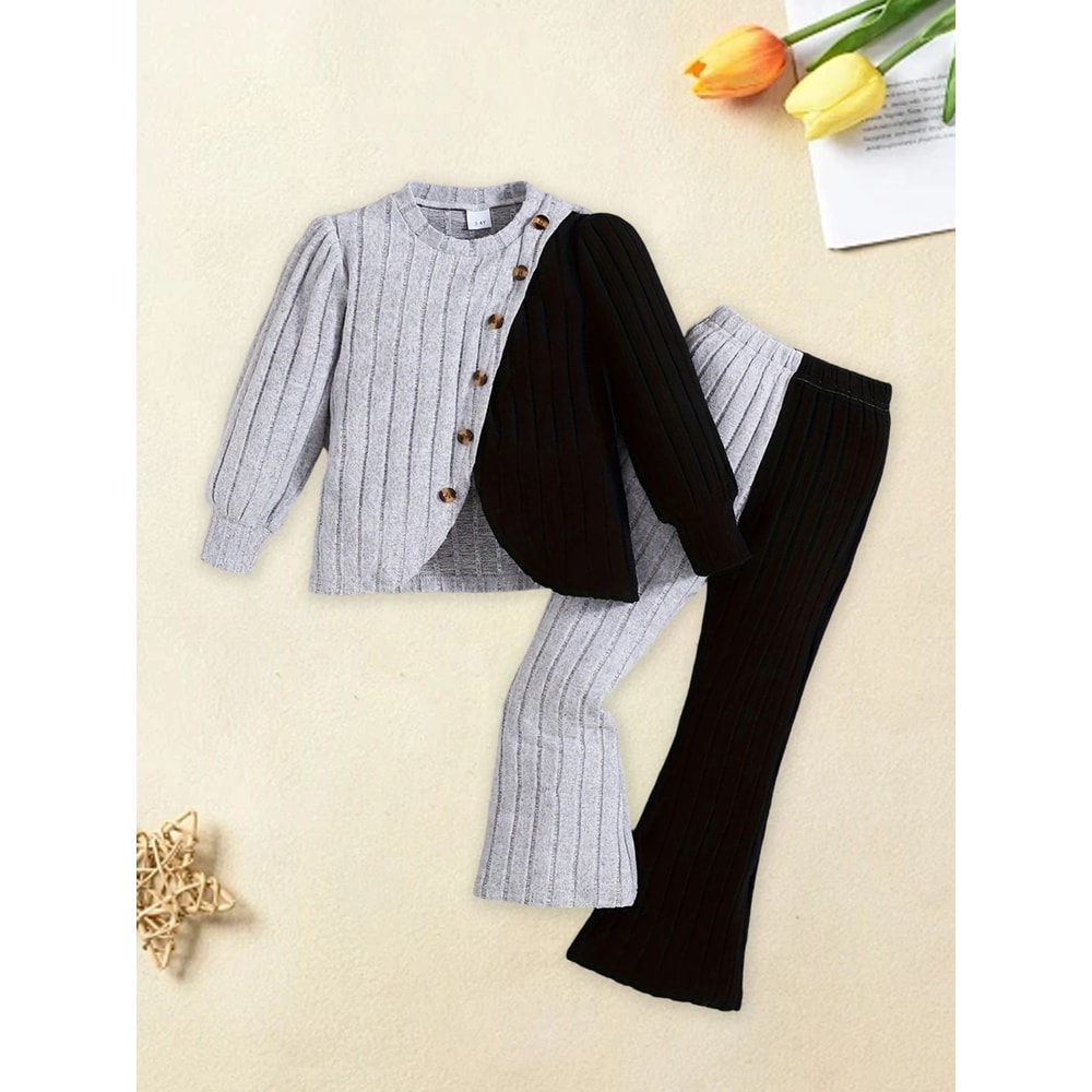 Toddler Girls Winter Fleece Jacket And Snow Pants Set 1