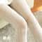 Womens Lace Hollow Out Knitted Cotton Tights 3