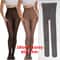 Womens High Waist Thermal Fleece Translucent Pantyhose Set 14
