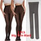 Womens High Waist Thermal Fleece Translucent Pantyhose Set 15
