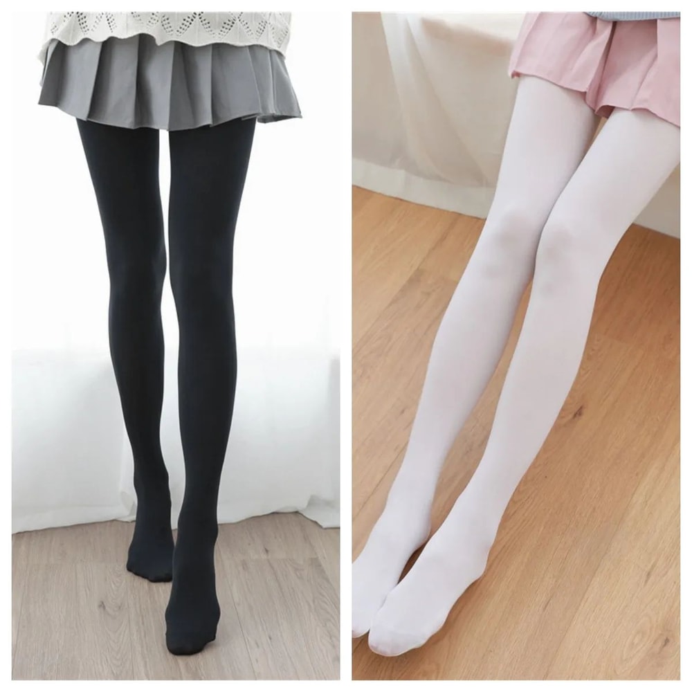 Womens Velvet Lolita Dance Tights Pantyhose 11
