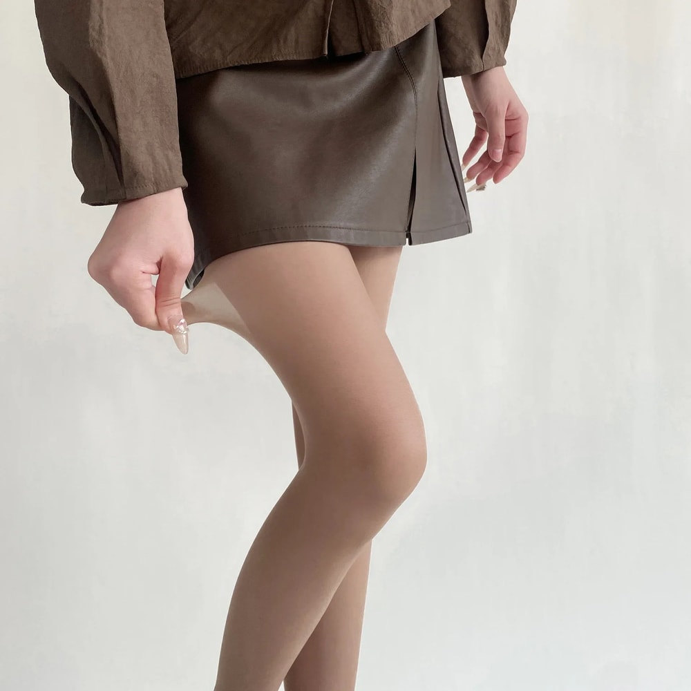 Womens Ultra Thin Thigh High Nylon Stockings 17