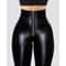 Womens High Waist PU Leather Skinny Leggings 6