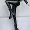 Womens High Waist Fleece Lined PU Leather Leggings 5