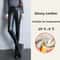 Womens High Waist Fleece Lined PU Leather Leggings 9