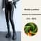 Womens High Waist Fleece Lined PU Leather Leggings 11