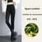 Womens High Waist Fleece Lined PU Leather Leggings 7