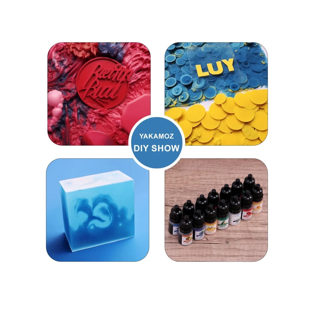 Epoxy Resin Pigment Liquid Color Dye Set 6