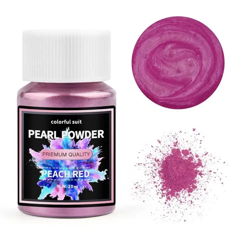 24 Color Pearlescent Mica Powder Resin Pigment Set 12