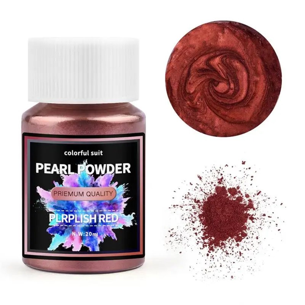 24 Color Pearlescent Mica Powder Resin Pigment Set 14