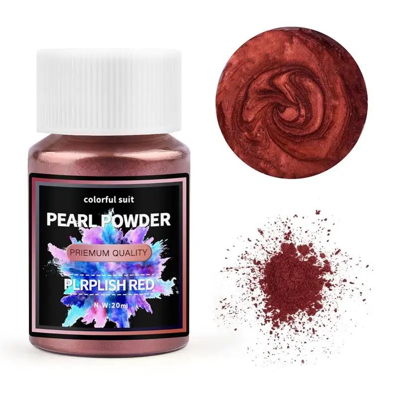 24 Color Pearlescent Mica Powder Resin Pigment Set 14