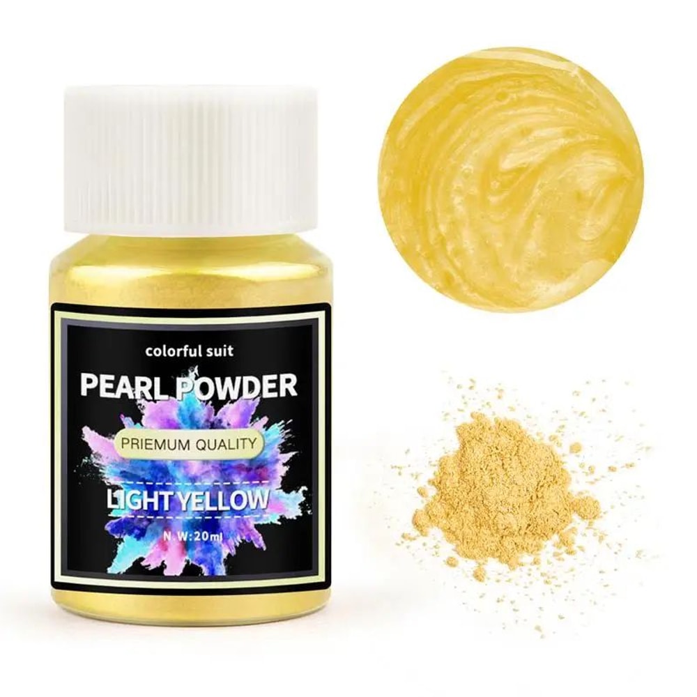 24 Color Pearlescent Mica Powder Resin Pigment Set 17