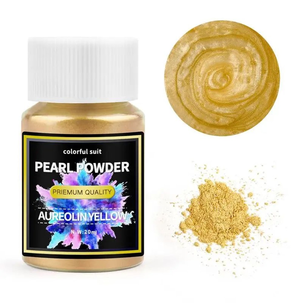 24 Color Pearlescent Mica Powder Resin Pigment Set 18